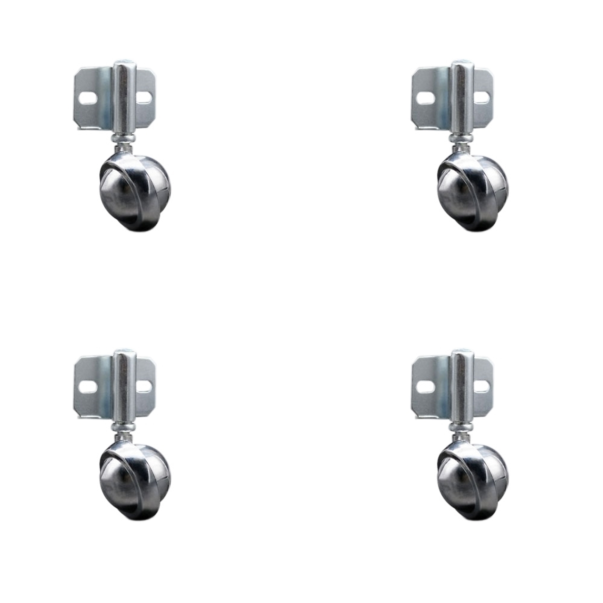 Service Caster, 2in. Stem Casters, Wheel Diameter 2 in, Caster Type Swivel, Package (qty.) 4, Model# SCC-GR01S20-DCS-BC-71678-4-CB180-4